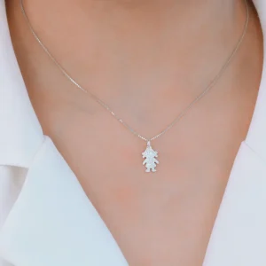 0001 Pingente Prat Menina