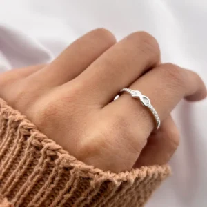 01 Anel Prat Zirconia Infinito | Variação: Tamanho:16