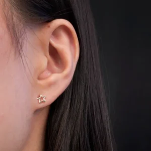 Brinco Prat Estrela Vazada