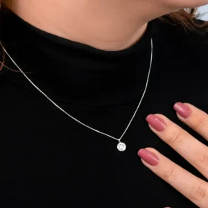 Colar Prat V12 com Ponto de Luz 6mm | Variação: Cor:White