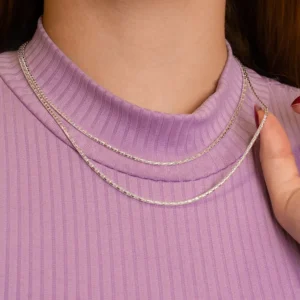 Corrente Prat Catena Fina 1,5mm | Variação: Tamanho:40